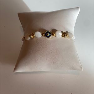 Women’s evil eye adjustable bracelet